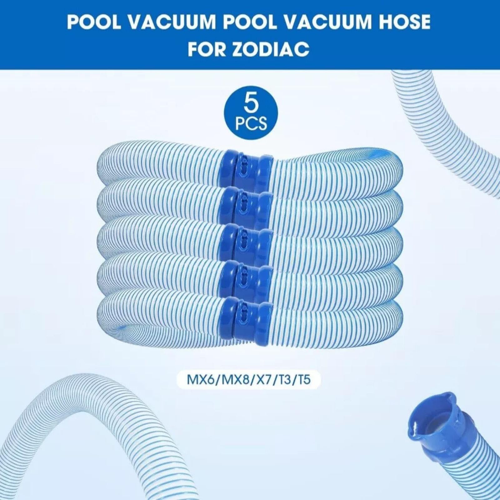 Pool Cleaner Vacuum Hose for Mx6 Mx8 Pool Cleaner Lock Hose 5pcs