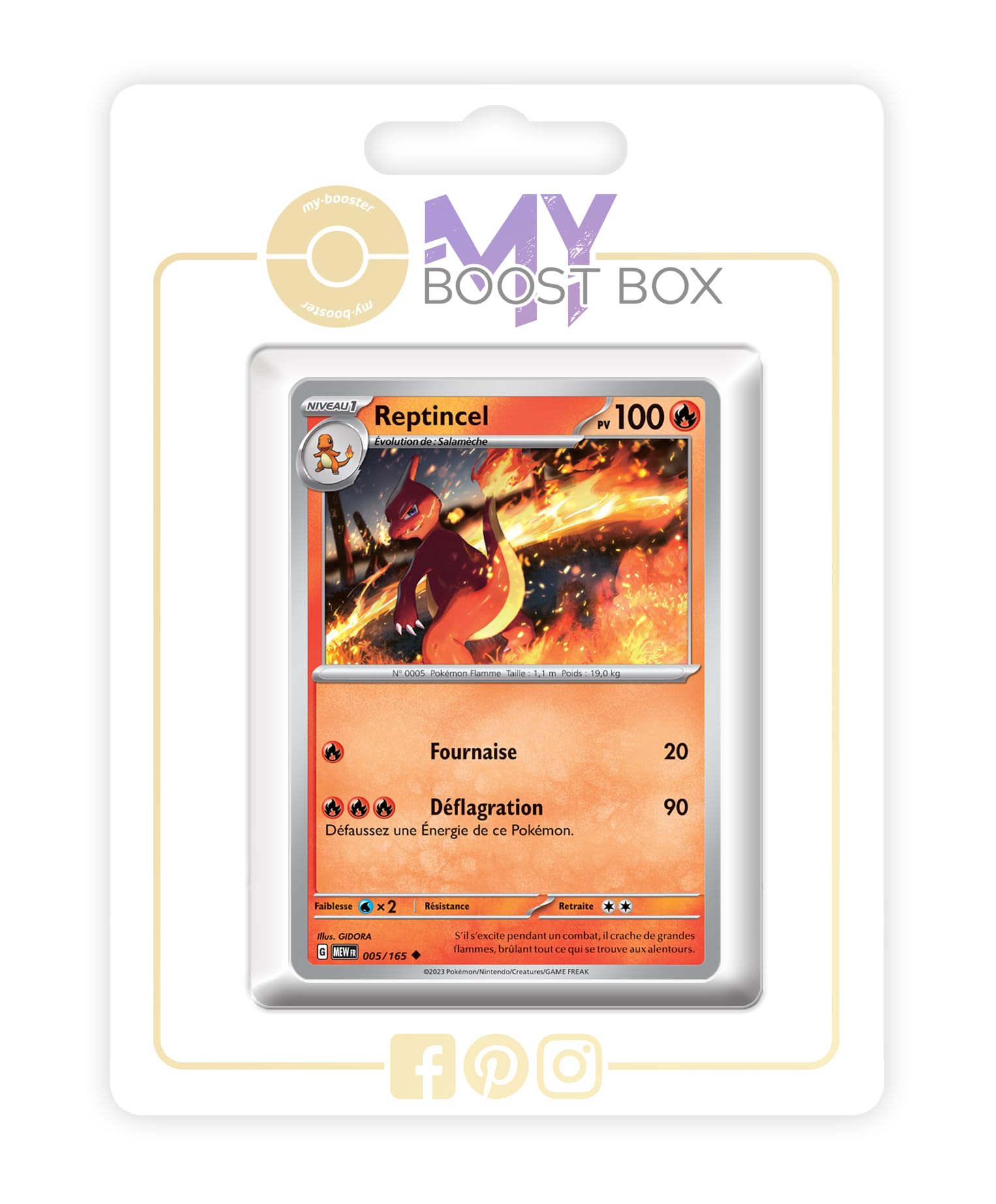 Carte Pokemon ROITIFLAM 025/163 Holo Epée Et Bouclier 5 EB05 FR