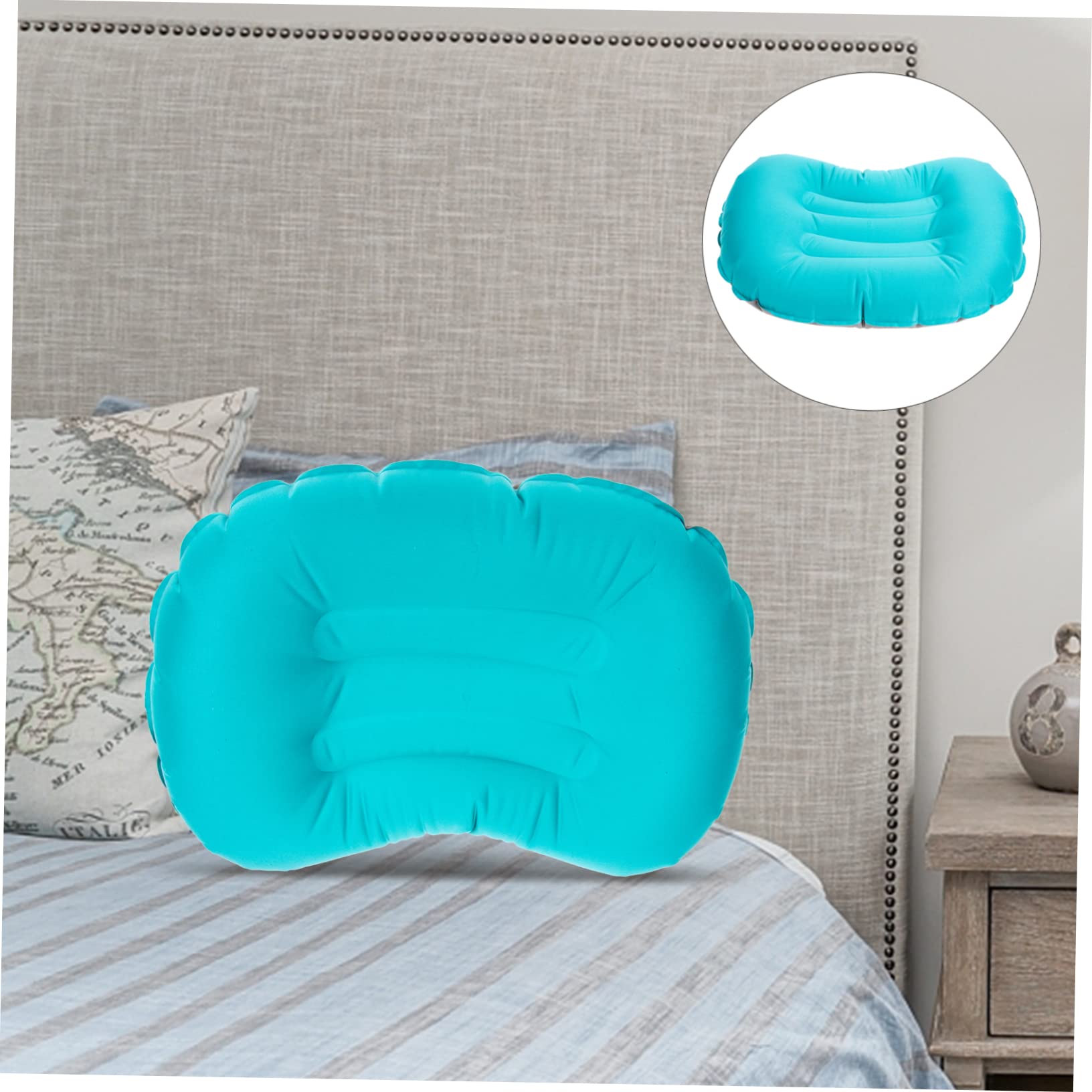 Levemolo Ultralight Inflatable Pillow for Camping Office Neck Support Rest Pillow Portable Outdoor for Travel