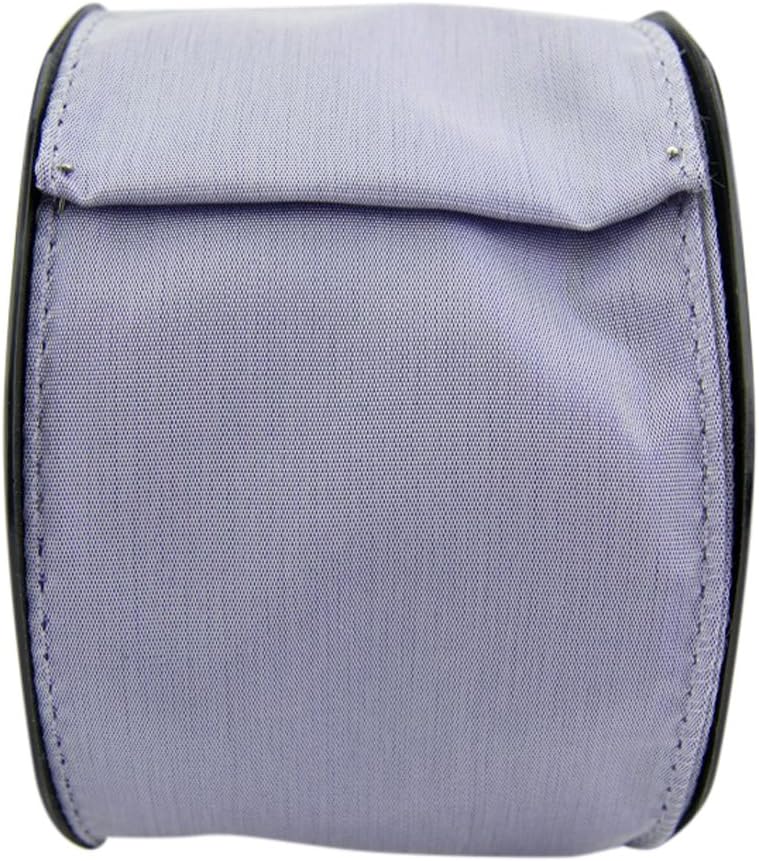 Ribbon Bazaar Wired Iridescent Taffeta 6" Royal (Same Color Edge) 10yd 100% Acetate Ribbon