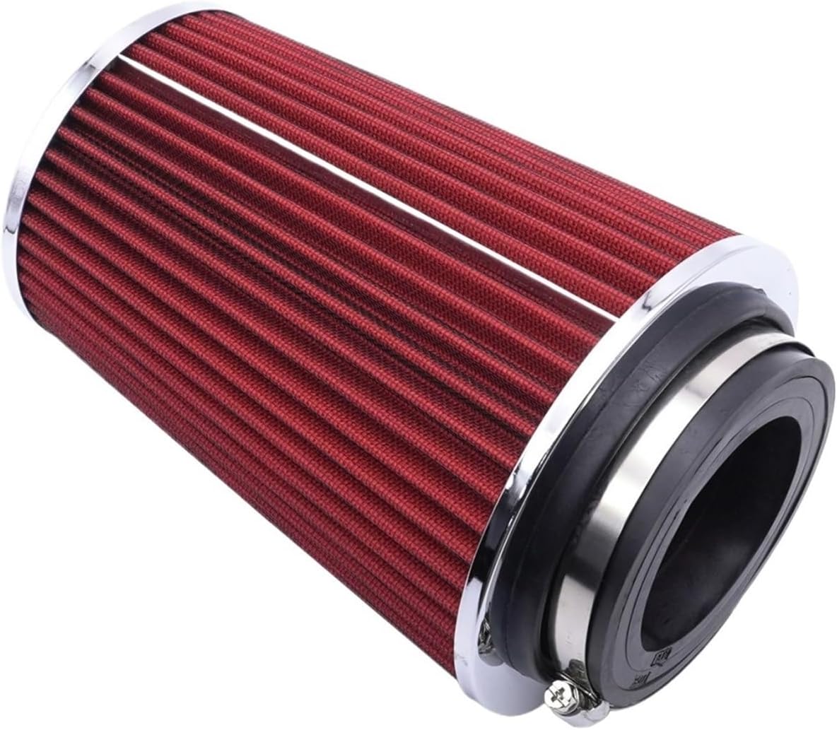 Car 76MM Open Sport Air Filter Universal for Cold Air Intake Filters(76 89 101MM-Blue)