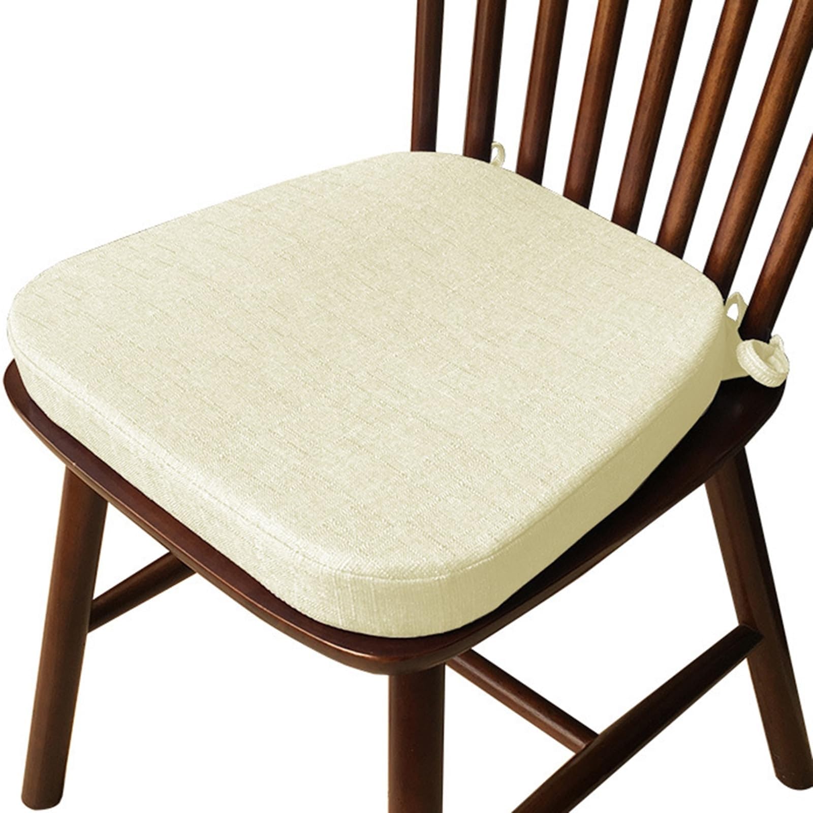 GANTEC Chair Pads Set of 1, Kitchen Chair Cushions with Ties, U Shaped