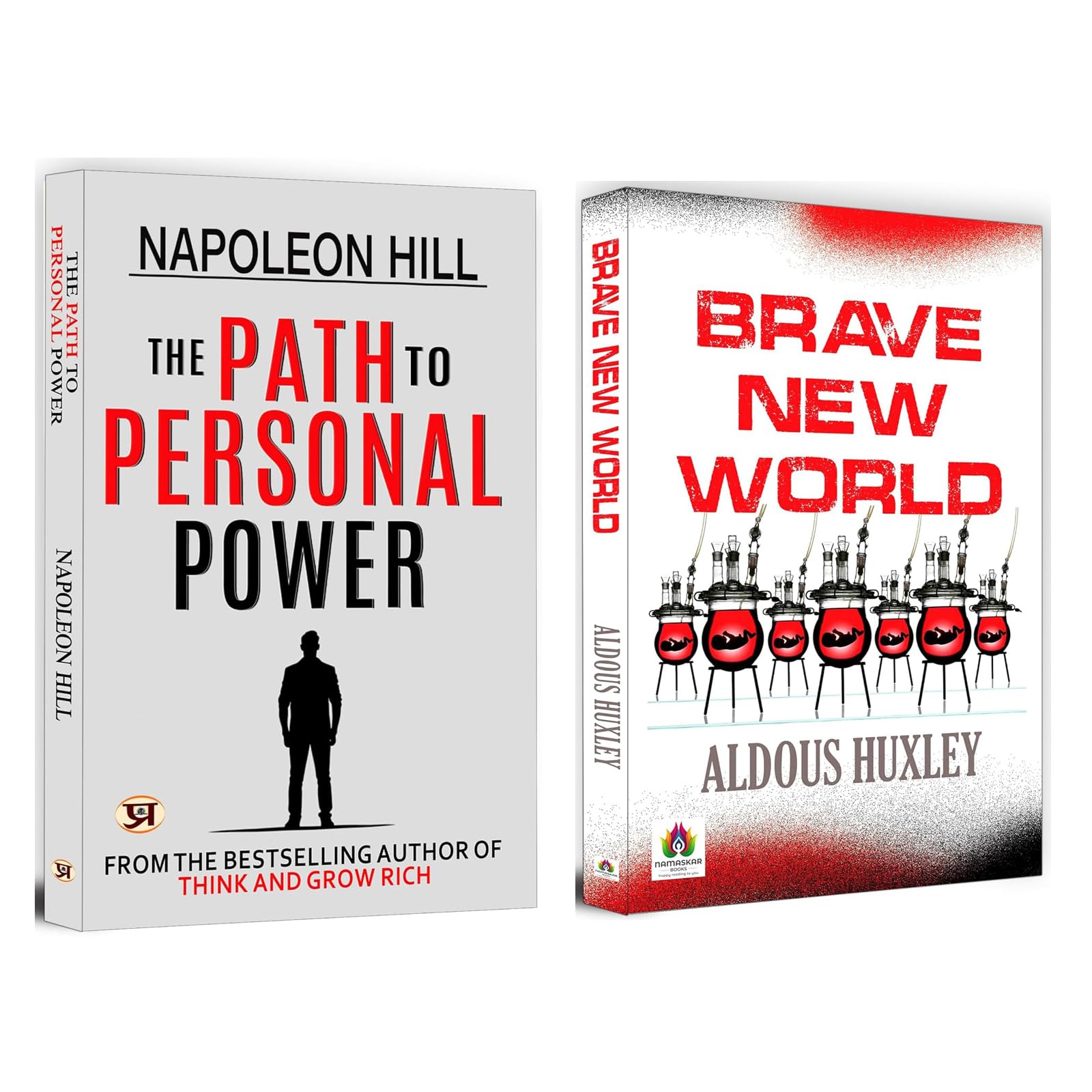 Napoleon HillThe Path To Personal Power + Brave New World | An Amazing Collection of International Bestseller Authors | Personal Identity | Classic Books | Find Your Inner Power To Attain Wealth, Success, And Prosperity (Set of 2 Books in English)