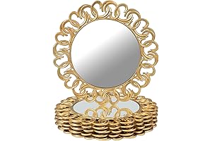 MAONAME 13" Gold Charge Plates - Elevate Your Table Setting with Style