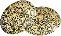 Chiwanji Viking Bross Női Fém Kapocs Ruha Kendő Köpeny Csipesz Divat Ékszer Pin 9