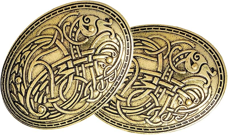Chiwanji Viking Bross Női Fém Kapocs Ruha Kendő Köpeny Csipesz Divat Ékszer Pin