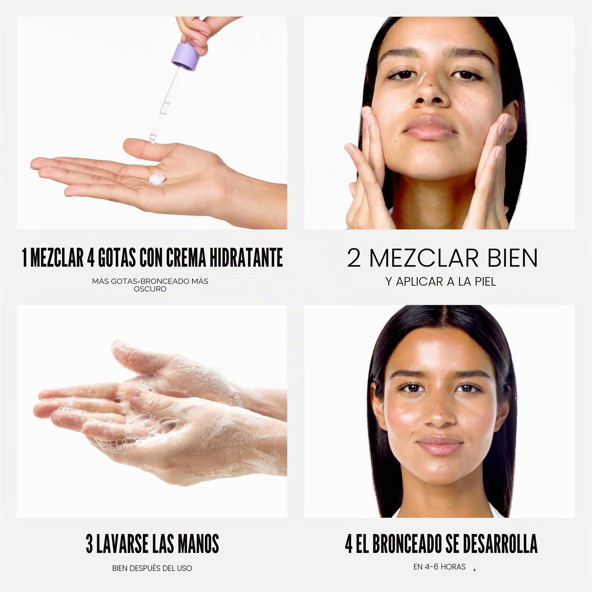 Tanologist Gotas Autobronceadoras Mediana (30 ml) Añade gotas autobronceadoras al cuidado de la piel, aptas para pieles sensibles. Ingredientes limpios aprobados por dermatólogos y veganos