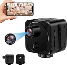 CYI Spy Camera HD1080P 30FPS, Mini Spy Camera 2.4G Wireless Spy Camera, 15H Decorative Object Hidden Spy Camera, Mini Camera with PIR Motion Detection and Night Vision for Indoor