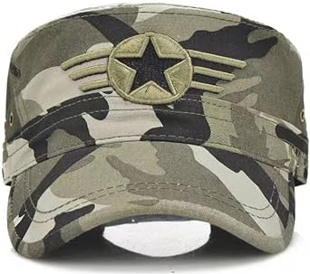 Air Force Flat-top Cap Baseball Hat Embroidery Cap Camouflage Military Cap