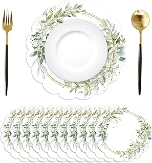 Round Paper Placemats For Wedding Picks collage image 2