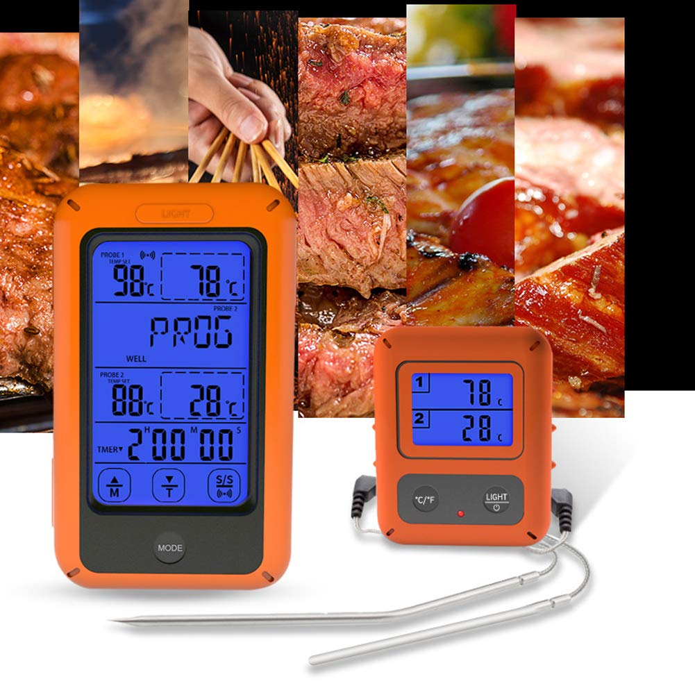 Buy Allfuu Cooking Thermometer Wireless Meat and Food Thermometer with
