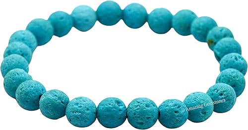 Miniatura 571 de Amazing Gemstone Pulsera de cristal para mujeres y hombres, pulsera de cristal curativo de protección, pulsera elástica con cuentas de piedras