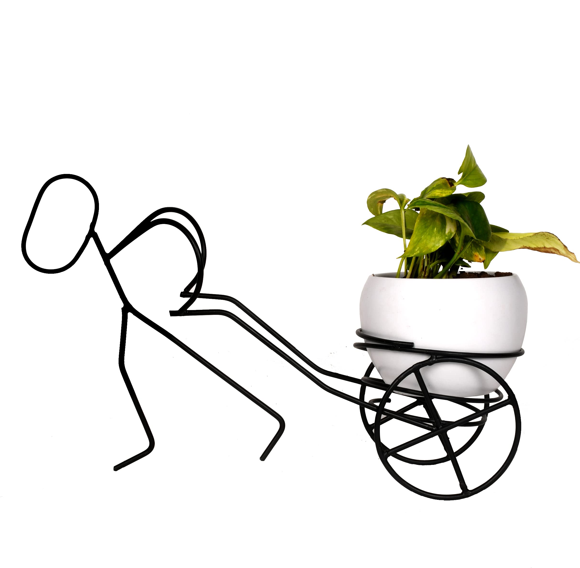 HINS Black Stand Human Holding Pot Plant Holder Flower Vase For Indoor Gardening (Style 1, White) Plant Stands For Indoor Balcony I Plant Bench I Plant Stands I Pot Stand Single I Potted Plant Stand I Big Pots I Metal Plant Stand I Tall Outdoor Plant (B0922M47WR) Amazon Price History, Amazon Price Tracker