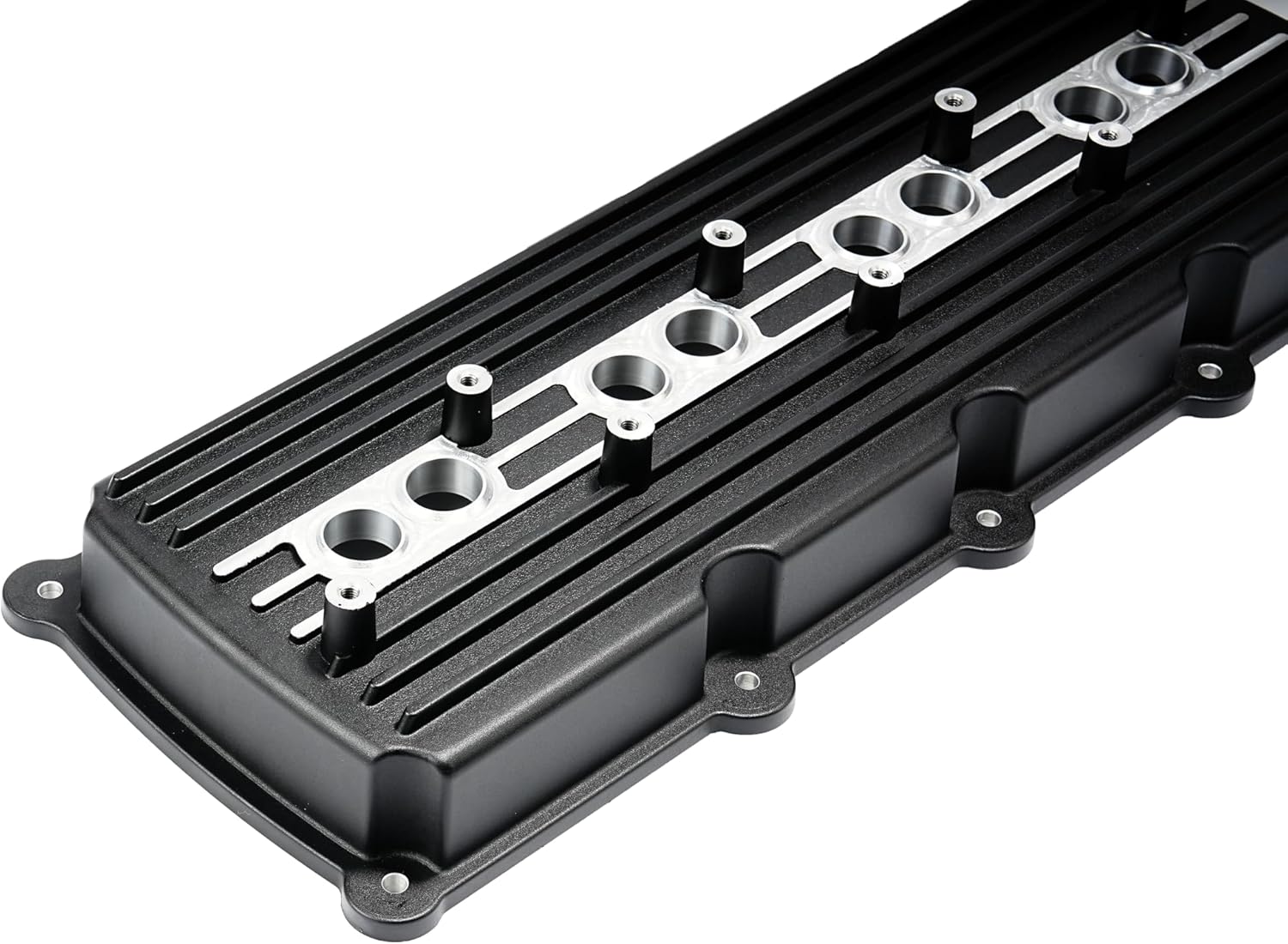 Aluminum Cast Valve Covers for Gen 3 III Hemi 5.7L 6.1L 6.4L For HEMI Gen III Cast Valve Cover (Black)
