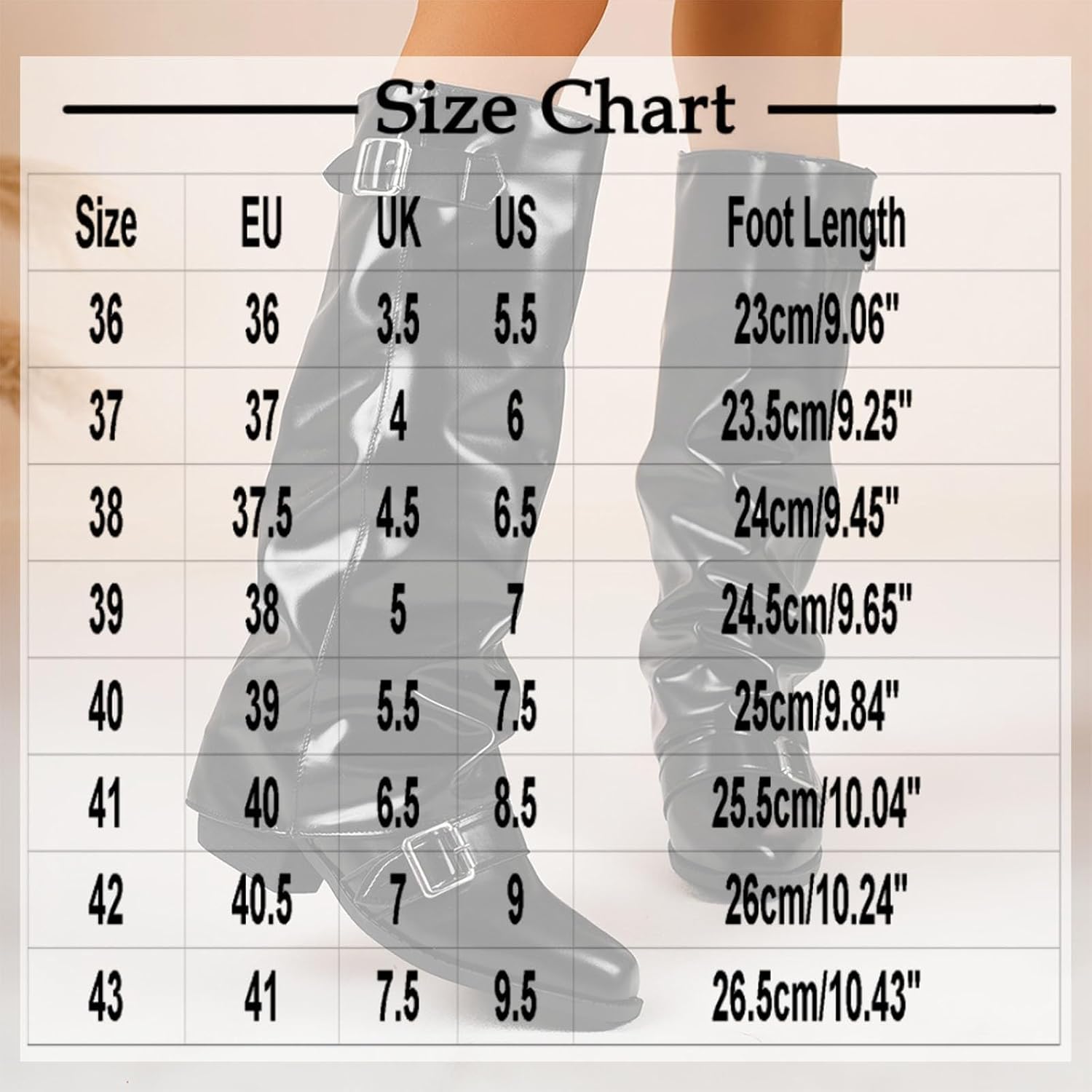 Women's Knee High Boots Classic leated Fold Over Comfort Riding Combat Boot Round Toe Long Tall Fall Winter Boots for Women