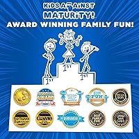 Vista 6 de Kids Against Maturity: Divertido juego de cartas familiar para niños a partir de 10 años y padres, adolescentes y adultos Divertido juego