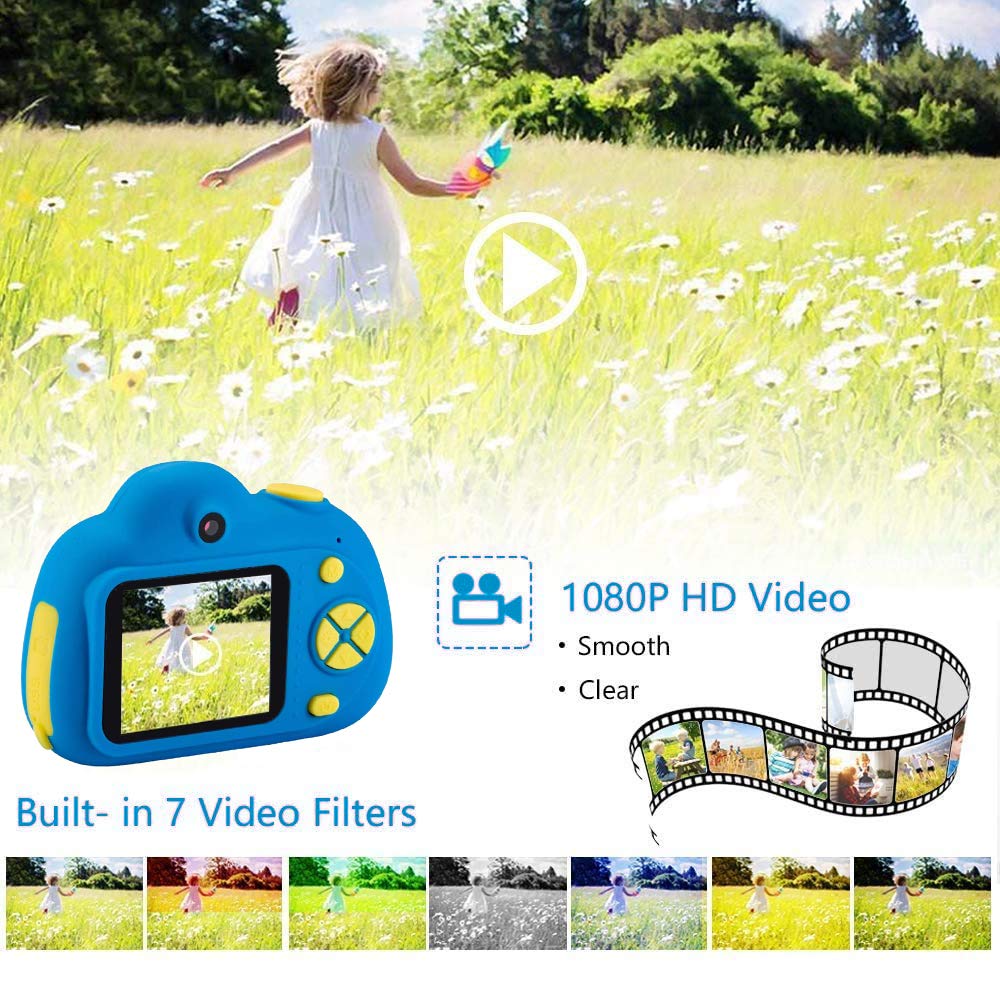 YunLone Appareil Photo Reflex Enfant 28MP HD 1080p – écran 2.4