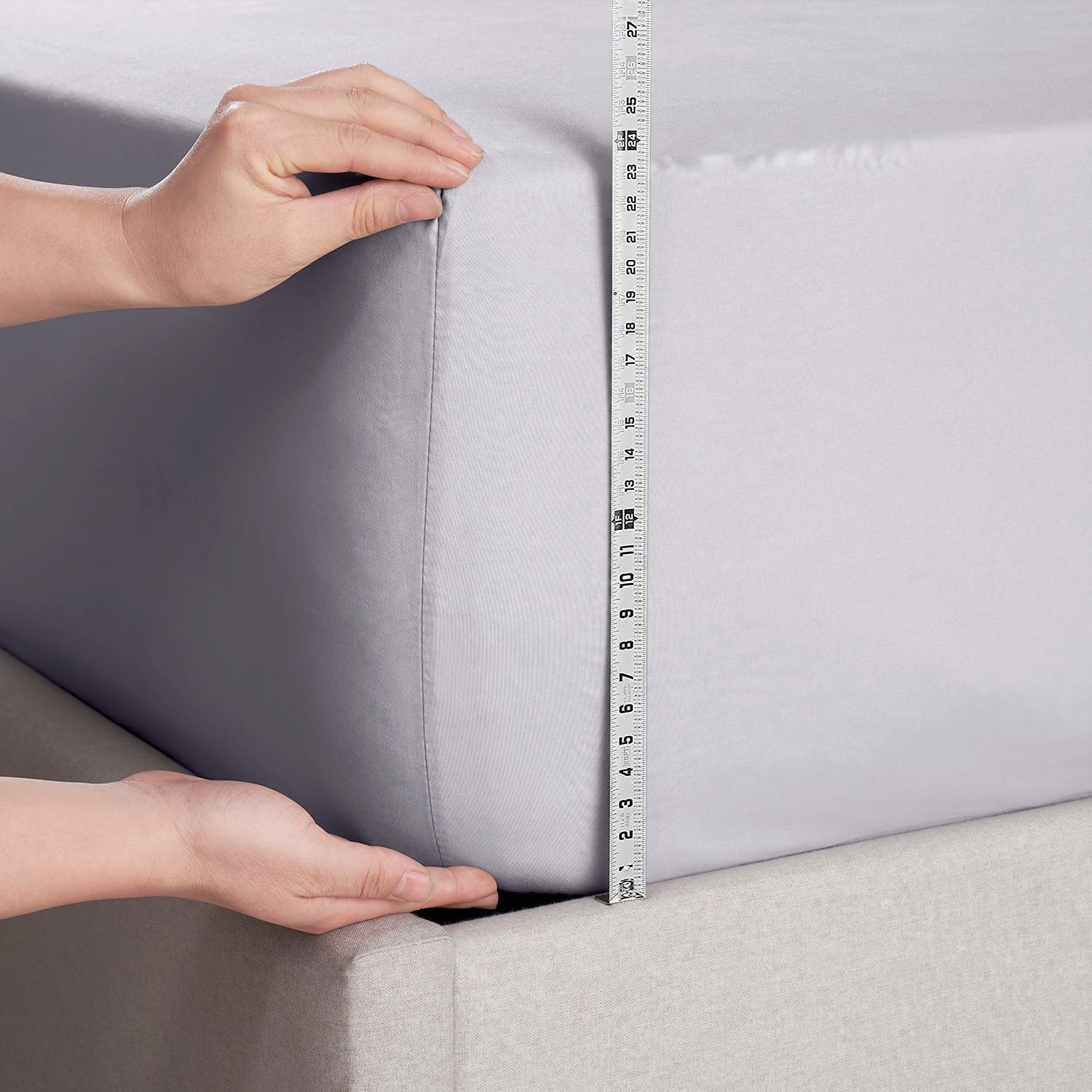 Nestl Extra Deep Pocket Twin Fitted Sheet Only, Dorm College Sheet