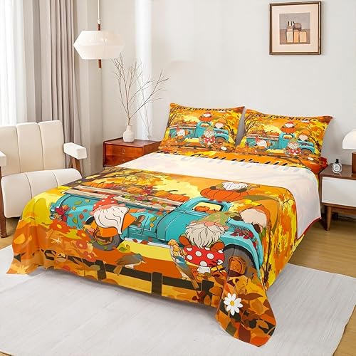 Miniatura 8 de Juego de sábanas de Feliz Navidad, tamaño King, diseño de pingüinos de dibujos animados, animales árticos, decoración de habitación de niños y