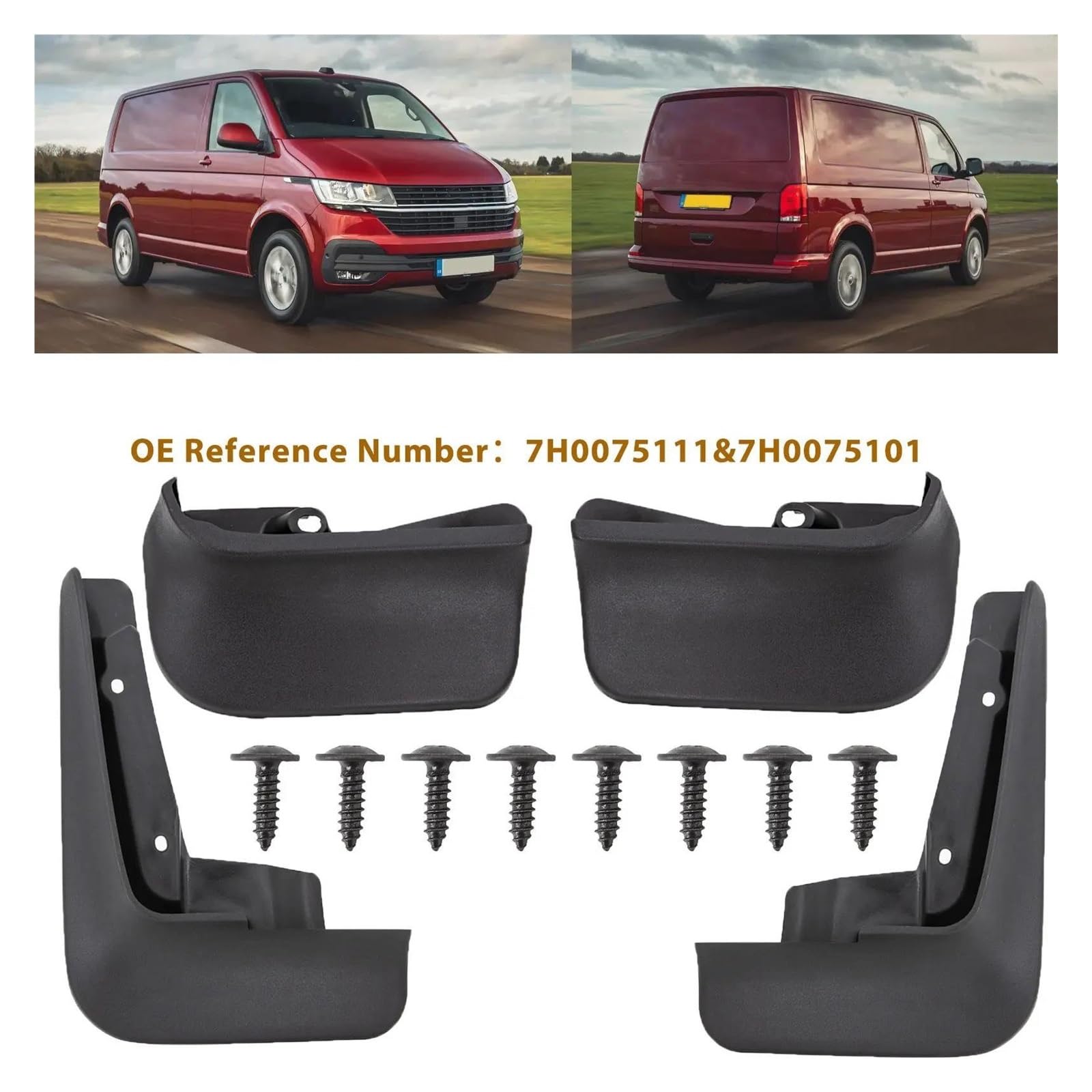 Parafango Ruota 7H0075111 7H0075101 Per Transporter Per Caravelle T6 T6.1 Per Multivan Per Kombi 2015-2021 2020 2019 Parafanghi Anteriori Posteriori Auto Parafanghi Parafanghi Protezione
