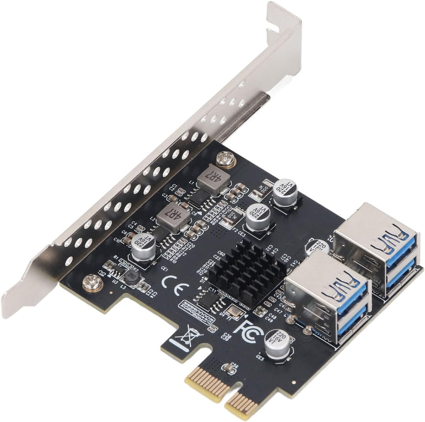 Gugxiom PCIE to USB 3.2 Expansion Card, 5Gbps USB3.2 Gen1 PCI Express Card
