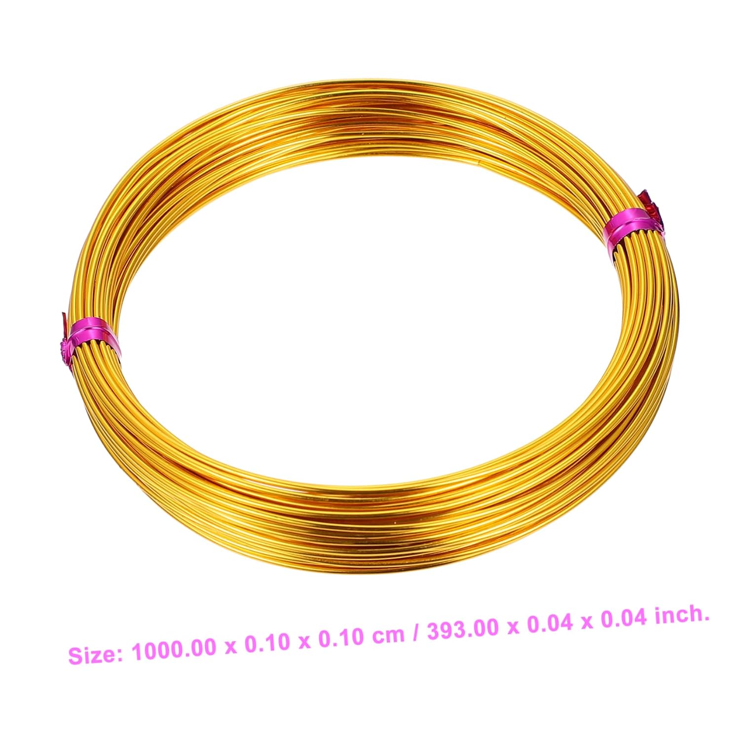 KALLORY 6pcs DIY Supplies Aluminum Wires Artistic Wire for Jewelry Creative Handicraft Rustproof for Craft Projects