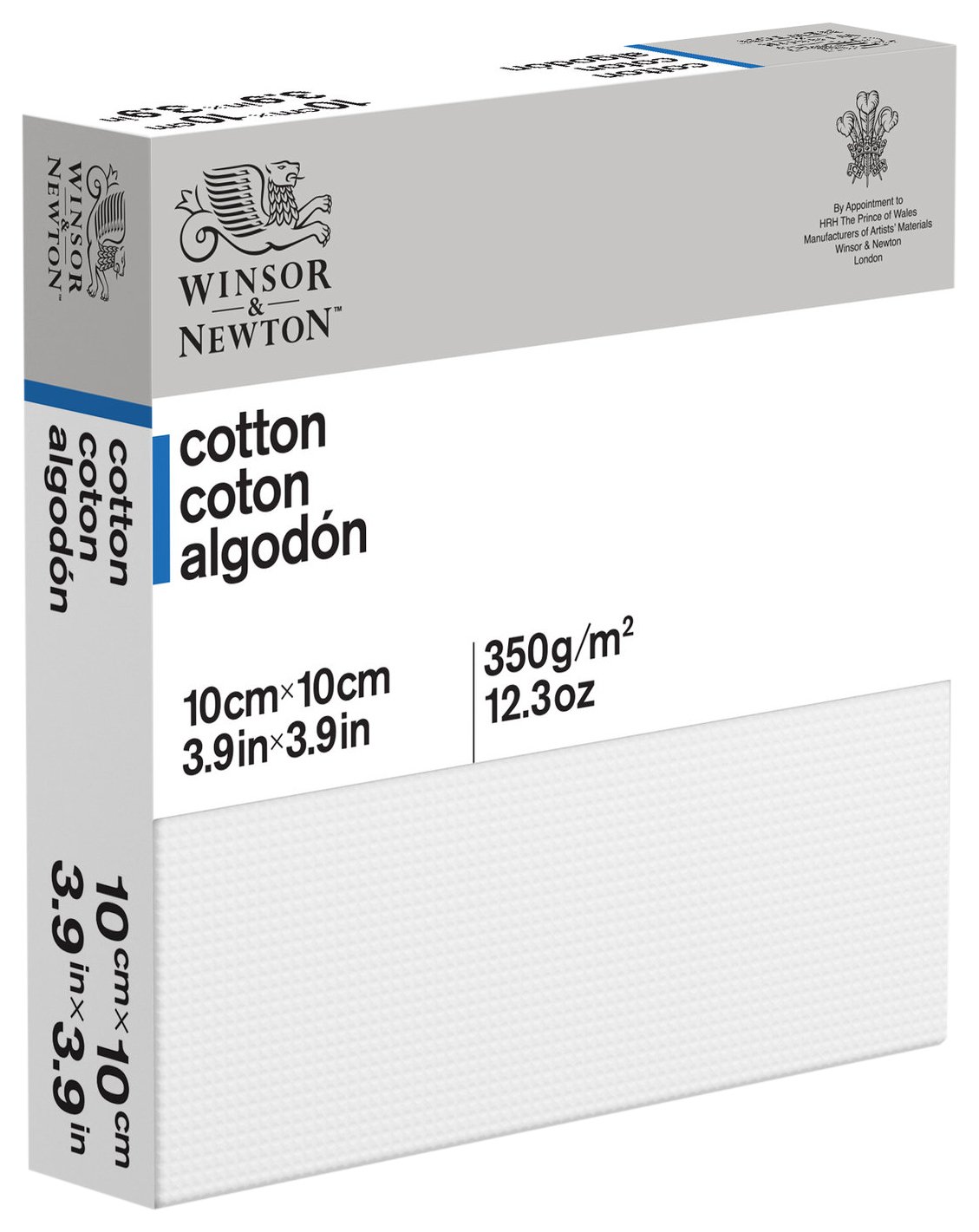 Winsor & Newton Classic 6201052 Stretcher Frame Triple Primed 350 g/m² Strip Thickness 19 mm Cotton 10 x 10 cm
