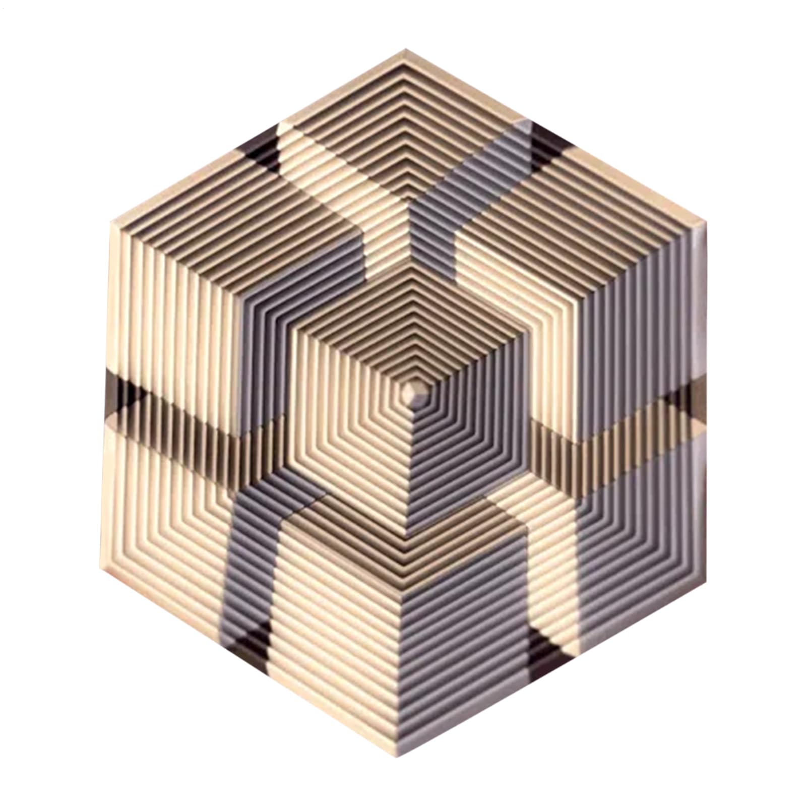 Fidget Hexagon, Quiet Sensory Cool Gadgets, Spinner Hexagon Fidget Toys for Adults, for Home School Classroom Daily Travel Study Work Kids Teens