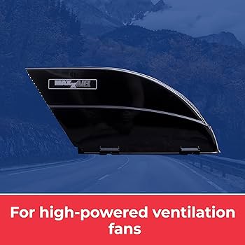 MAXXAIR II ブラック 換気口カバー Maxxair Maxx II (Black) RV Vent Cover - Maxxair