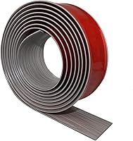 Vista 16 de Tira de Transición de Piso, Tiras de Cobertura de Piso Autoadhesivas Transiciones de Pisos Laminados, Tira Divisoria Plana de Vinilo de 2" de Ancho