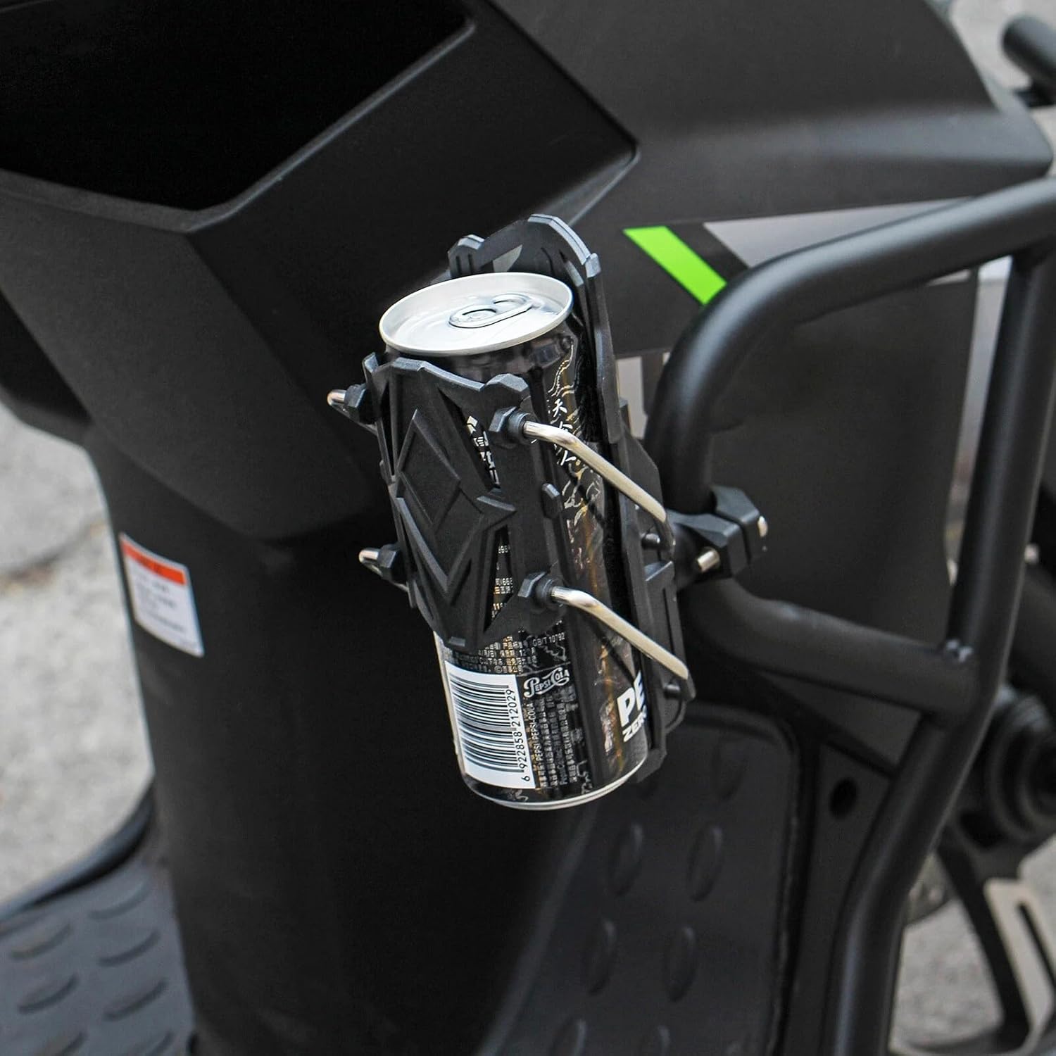 Motorcycle Bicycle Water Bottle Holder Adaptive 360 Degree Rotating Adjustable Handlebar Crash Bar Mount Cup Cage Compatible with 34-87mm Water Cups