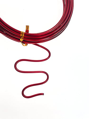 Miniatura 3 de Yountiger Alambre de aluminio, armadura de alambre, alambre de metal flexible para hacer muñecas, esqueleto, manualidades de bricolaje (calibre 9