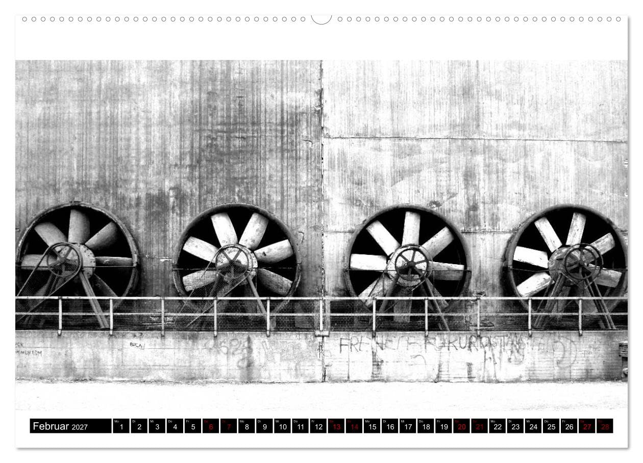 CALVENDO - LaPaDu-Hüttenwerk Duisburg (hochwertiger Premium Wandkalender 2027 DIN A2 quer), Kunstdruck in Hochglanz: Industriekultur vom Feinsten