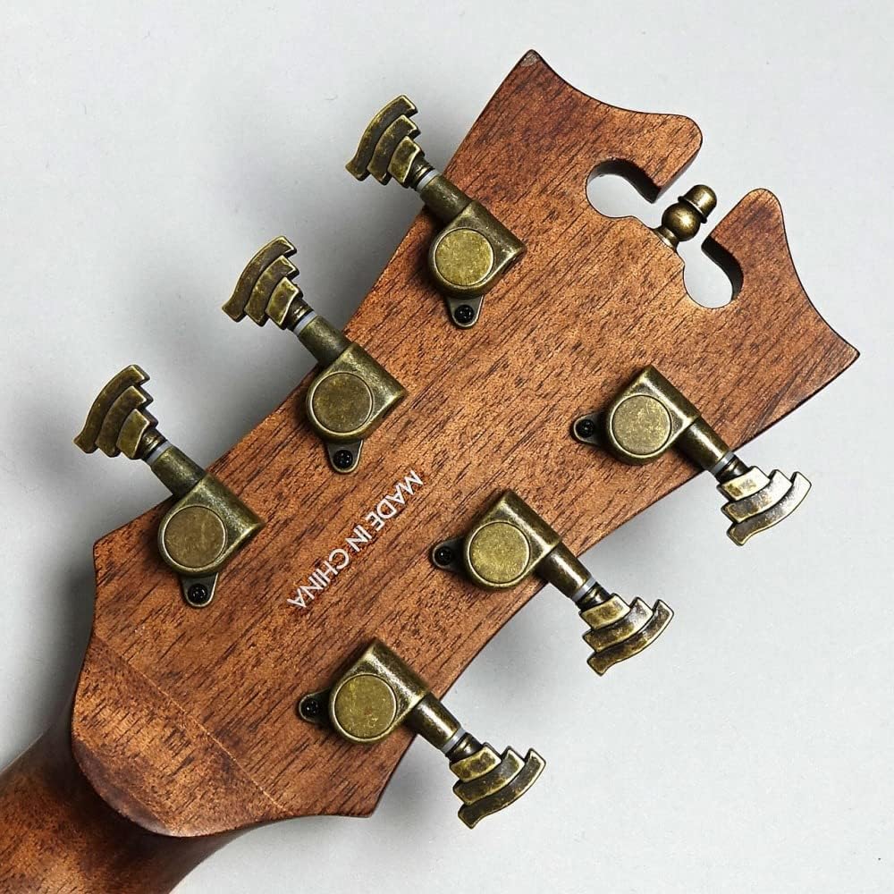 D'Angelico Electro Acoustic 6 String Guitar, Right, Iced Tea Burst (DAPOMITBAPS)
