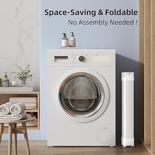 Miniatura 7 de Estante de Secado de Ropa BIREN Plegable y Extensible con 16 Clips, Perchero de Ropa Plegable para Ahorrar Espacio, Ideal para Colgar Ropa,