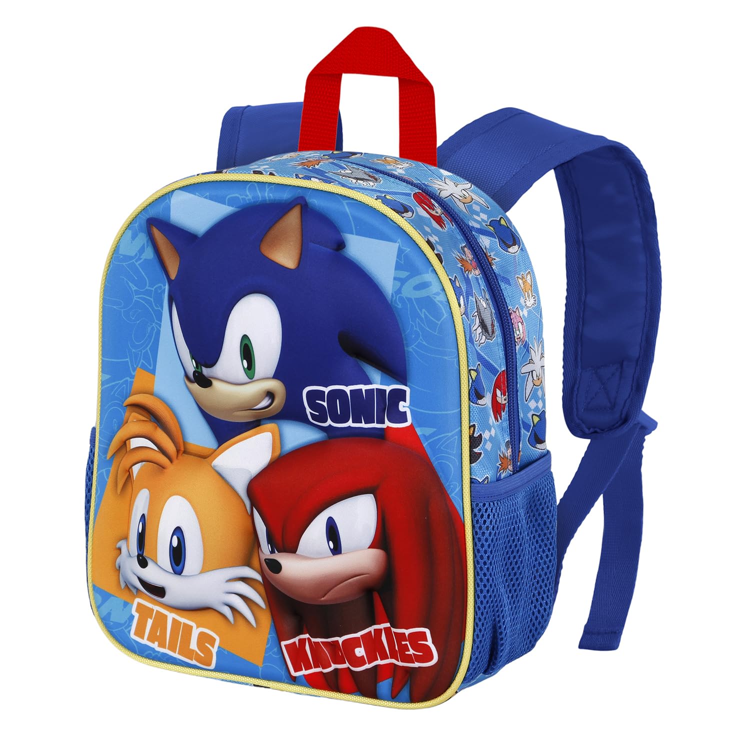 KARACTERMANIA Sonic The Hedgehog - Sega Mochila 3d Pequeña Sonic The Hedgehog - SEGA Mochila 3D Pequeña Unisex niños (Pack de 1)