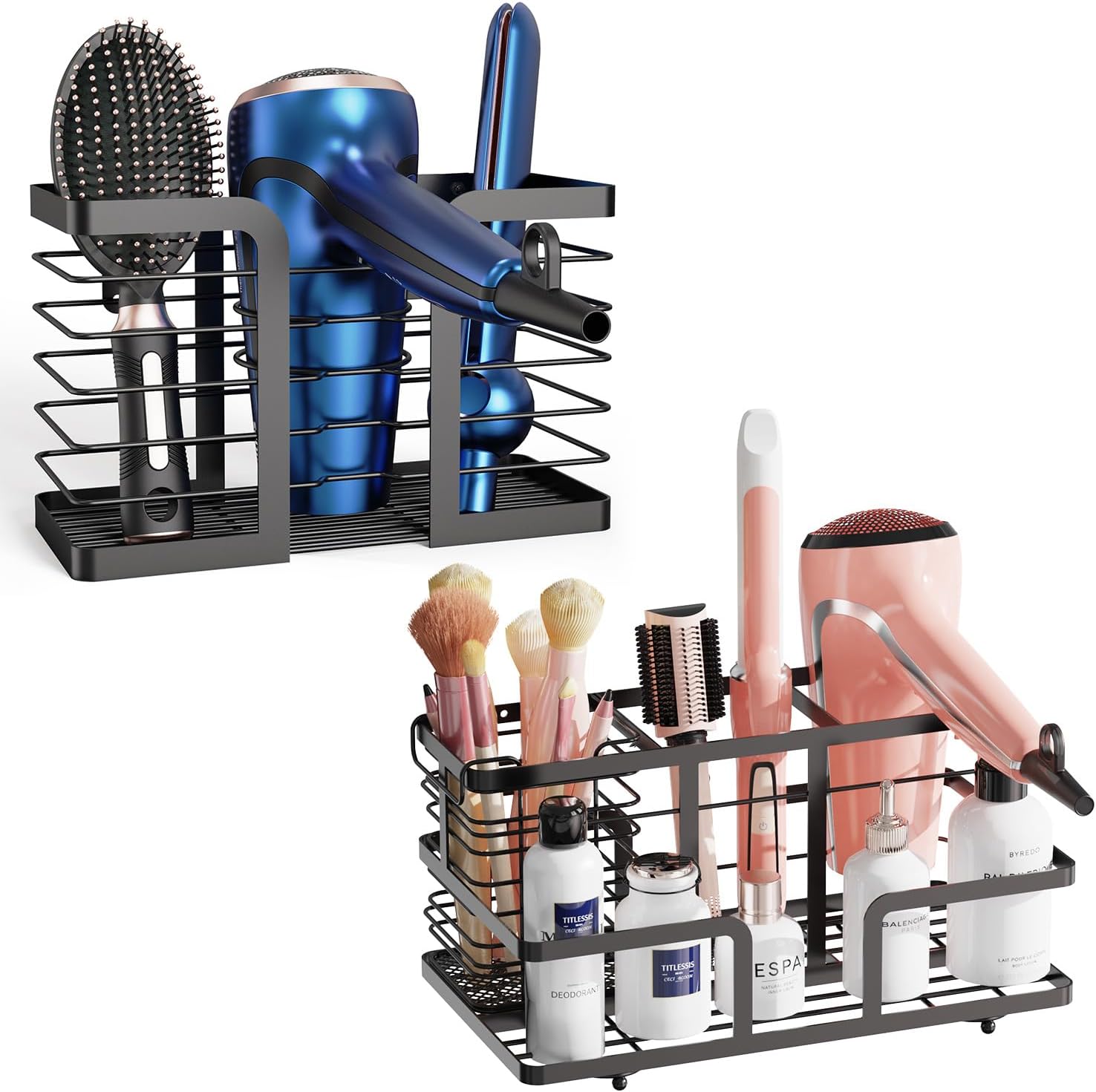 2Pcs Bathroom Comb Holders, Hair Brush Holder Storage Supplies - View #3