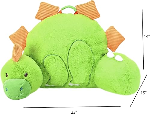 Miniatura 2 de Aterrizaje Suave | Rincones de anidación | Respaldo de personaje premium con asa de transporte y bolsillo trasero - Respaldo de dinosaurio de