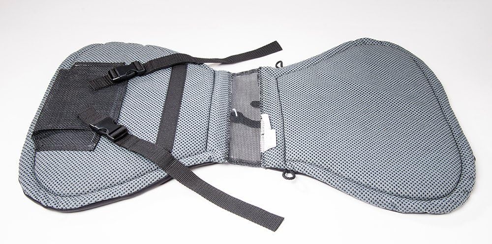 High Back Cushioned Seat Pad, Gel Seat Pad for Kayaks, Portable Seat Cushion for Outdoor Watersports and Recreation - Cascade Creek (High Back)