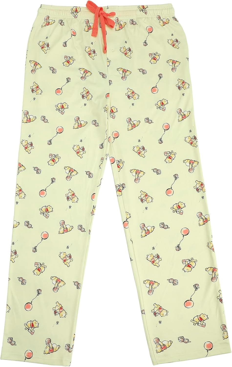 Bioworld Winnie The Pooh Balloons & Honey Unisex Off-White Sleep Pajama Pants