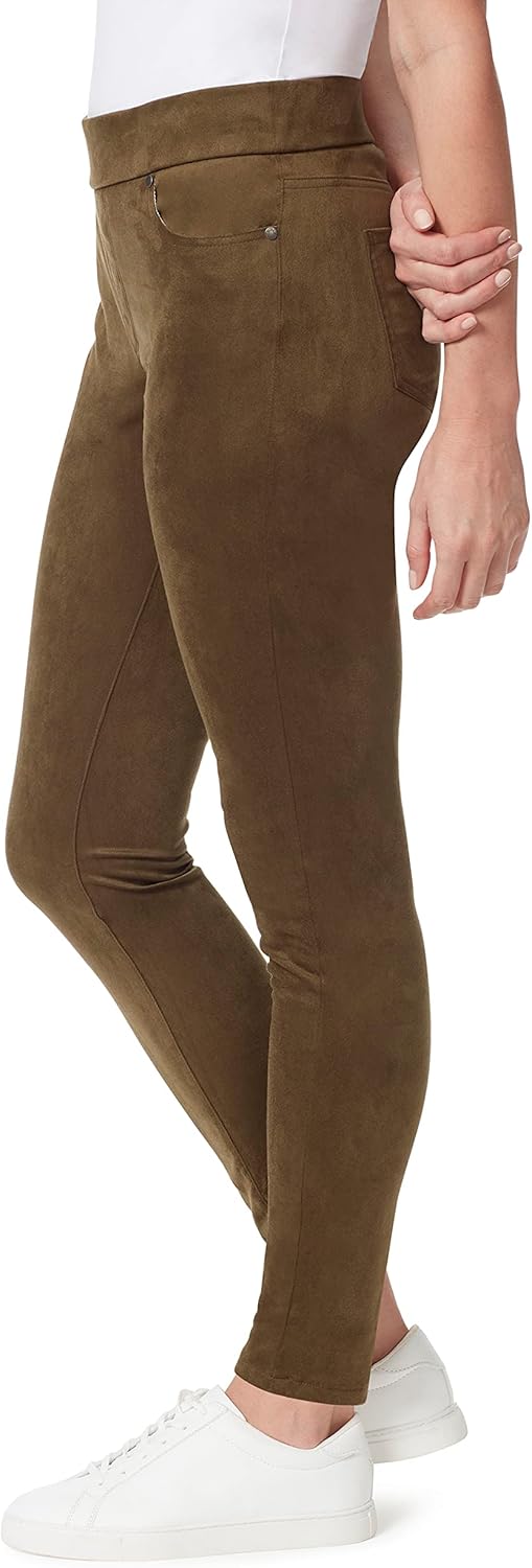 Gloria Vanderbilt Womens Avery Slim Pull on Pant Petite - Image 2