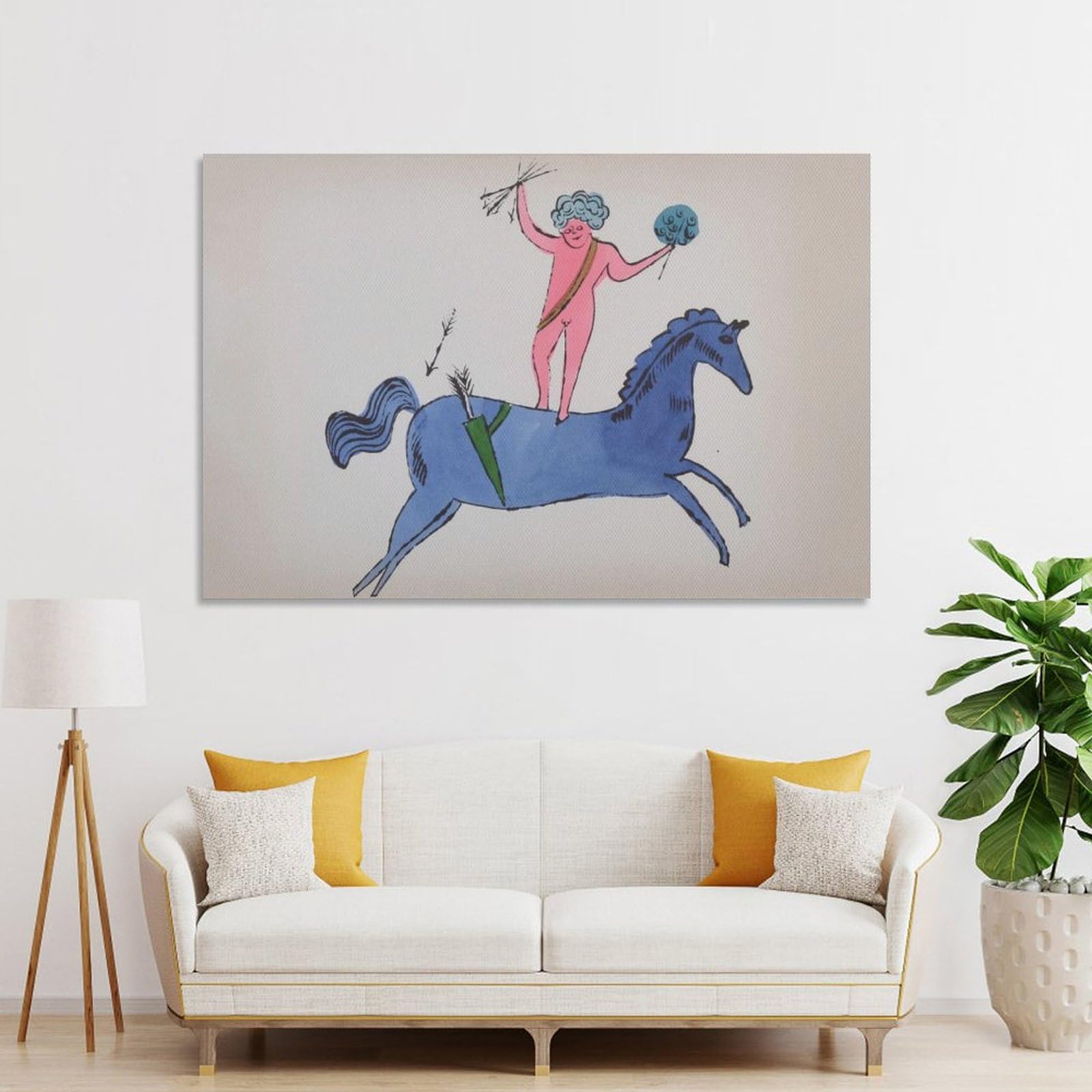 Amazon.co.jp: ケルブと馬 アンディ・ウォーホル 絵画 ポスター 部屋 