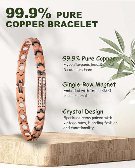 MagEnergy Copper Bracelet for Women-Magnetic Bracelets Healing