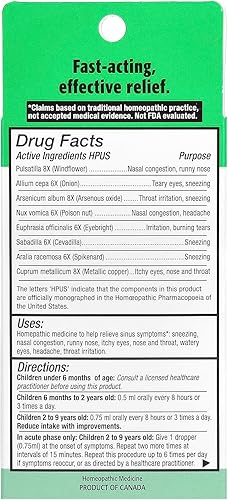 Miniatura 2 de Kids Relief para líquido sinuso-oral para edades de 0 a 9 años, frambuesa, 0.85 onzas líquidas