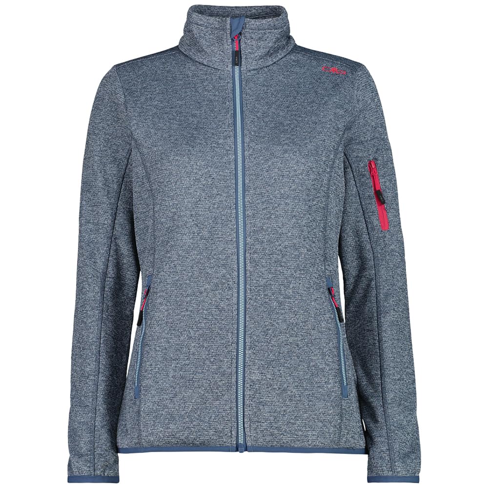 CMP Damska bluza trekkingowa Knit-Tech z podszewką z siateczki - 30H5866