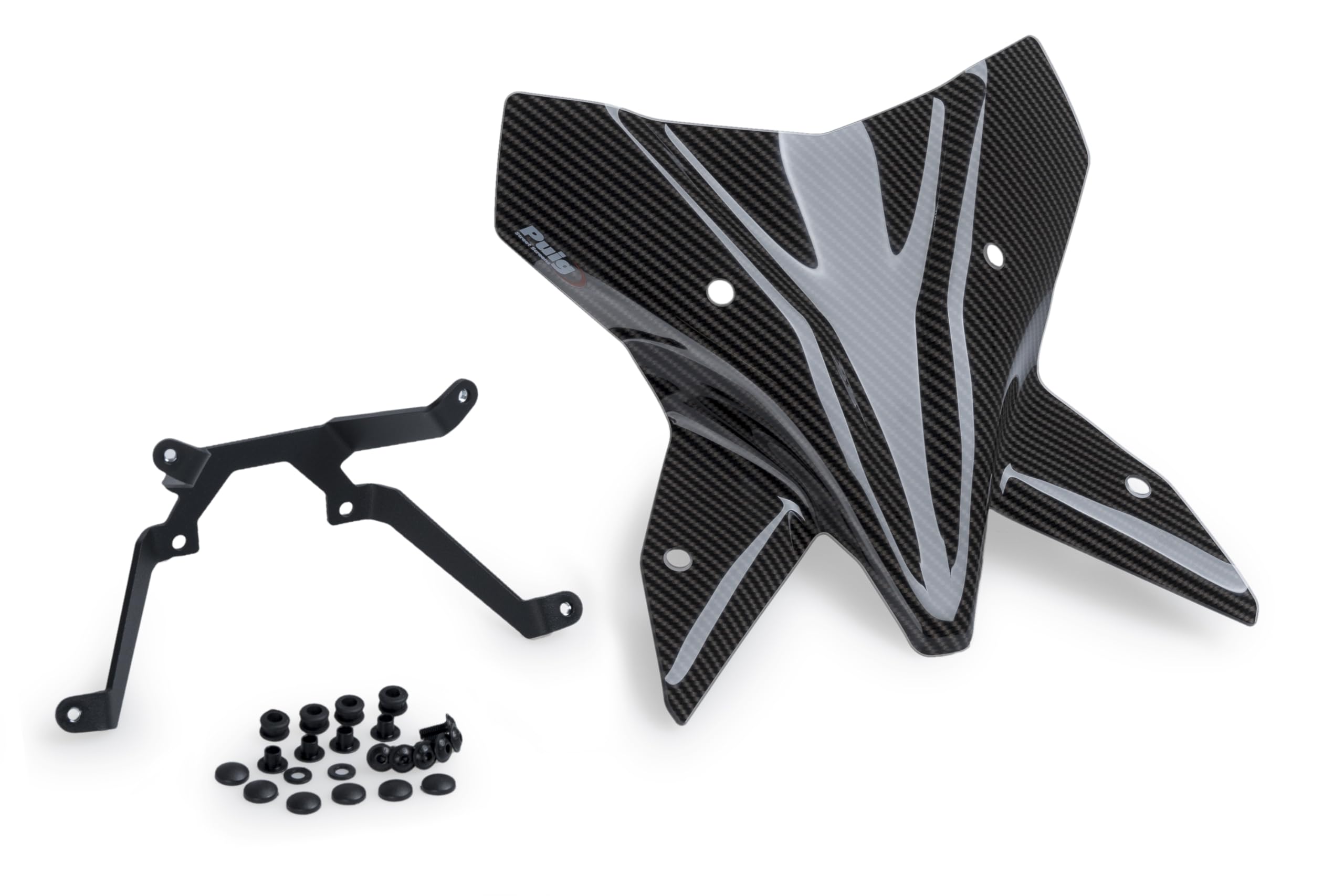 Puig 21995C New Generation Sport Windshield for KTM 990 Duke 2024 – Aerodynamic Performance and Sporty Design, Carbon look