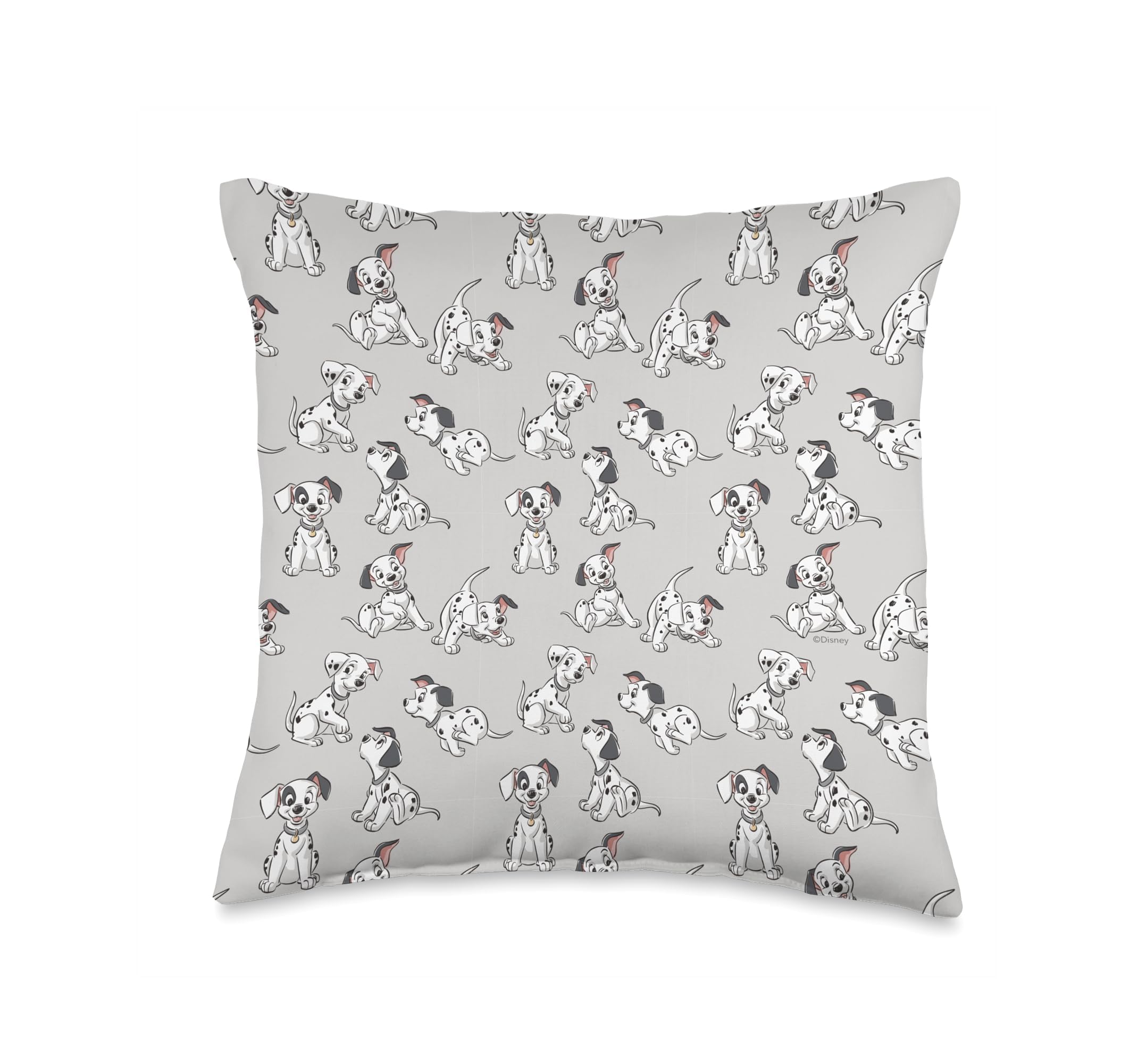 Coussin 101 Dalmatiens Disney gris 40x40 cm multicolore pour decoration de chambre