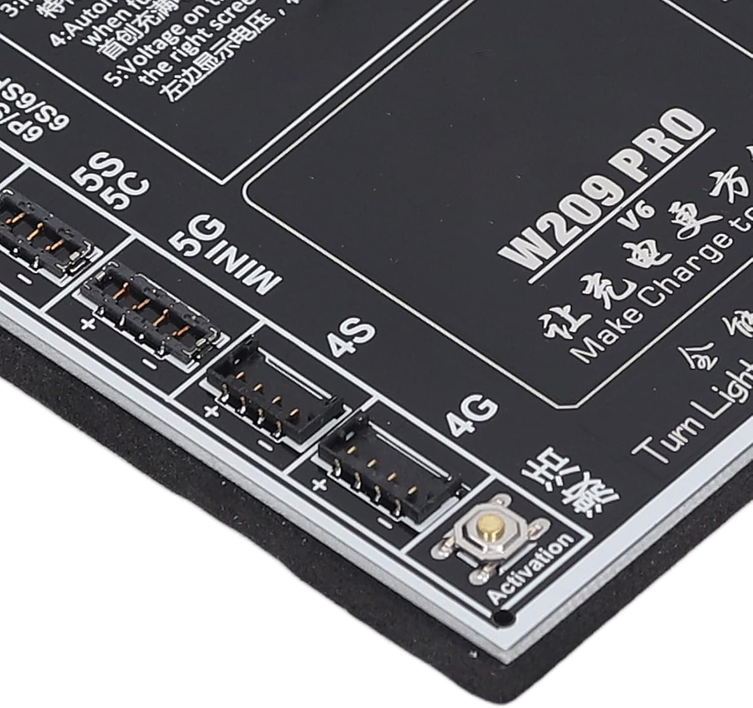Battery Tester Charging Activation Board LED Display Smart Identification Repair Circuit Board Quick Test Fixture for Phone Repair