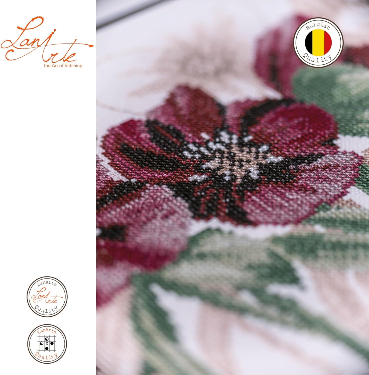 Lanarte Hellebores Counted Stitch Kit