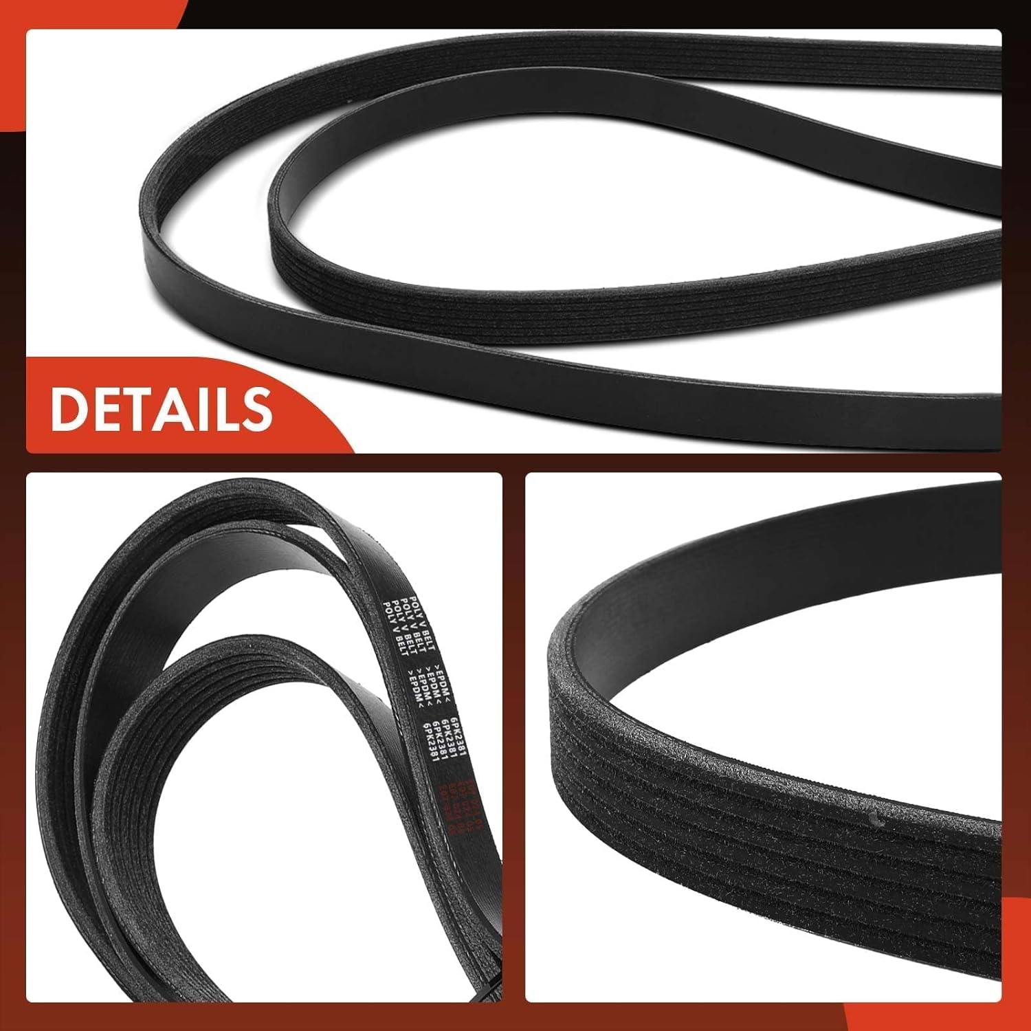 A-Premium 101.66 Inch Engine Serpentine Drive Belt Compatible with Hyundai Sonata 2006-2010 & Kia Optima 2006-2010, Forte/Forte Koup 2010-2013, Rondo, Forte5, Magentis & Mercedes-Benz S600, SL600, Gas